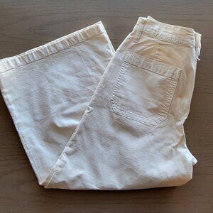 NWT J Crew Point Sur Wide Leg Cropped - Size 29 / Linen